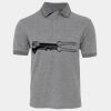 JB's  BIRDS EYE POLO   CHARCOAL - S Thumbnail