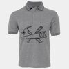 JB's  BIRDS EYE POLO   CHARCOAL - S Thumbnail