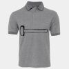 JB's  BIRDS EYE POLO   CHARCOAL - S Thumbnail