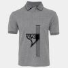 JB's  BIRDS EYE POLO   CHARCOAL - S Thumbnail