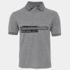 JB's  BIRDS EYE POLO   CHARCOAL - S Thumbnail