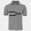 JB's  BIRDS EYE POLO   CHARCOAL - S Thumbnail