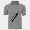 JB's  BIRDS EYE POLO   CHARCOAL - S Thumbnail