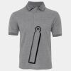 JB's  BIRDS EYE POLO   CHARCOAL - S Thumbnail