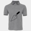 JB's  BIRDS EYE POLO   CHARCOAL - S Thumbnail
