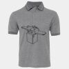 JB's  BIRDS EYE POLO   CHARCOAL - S Thumbnail