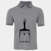 JB's  BIRDS EYE POLO   CHARCOAL - S Thumbnail