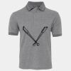 JB's  BIRDS EYE POLO   CHARCOAL - S Thumbnail