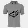 JB's  BIRDS EYE POLO   CHARCOAL - S Thumbnail