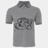 JB's  BIRDS EYE POLO   CHARCOAL - S Thumbnail