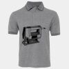 JB's  BIRDS EYE POLO   CHARCOAL - S Thumbnail