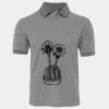 JB's  BIRDS EYE POLO   CHARCOAL - S Thumbnail