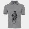 JB's  BIRDS EYE POLO   CHARCOAL - S Thumbnail