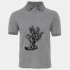 JB's  BIRDS EYE POLO   CHARCOAL - S Thumbnail