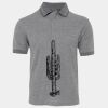JB's  BIRDS EYE POLO   CHARCOAL - S Thumbnail