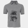 JB's  BIRDS EYE POLO   CHARCOAL - S Thumbnail
