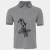 JB's  BIRDS EYE POLO   CHARCOAL - S Thumbnail
