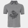 JB's  BIRDS EYE POLO   CHARCOAL - S Thumbnail