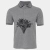 JB's  BIRDS EYE POLO   CHARCOAL - S Thumbnail