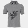 JB's  BIRDS EYE POLO   CHARCOAL - S Thumbnail