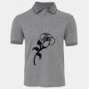 JB's  BIRDS EYE POLO   CHARCOAL - S Thumbnail