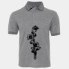 JB's  BIRDS EYE POLO   CHARCOAL - S Thumbnail