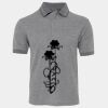 JB's  BIRDS EYE POLO   CHARCOAL - S Thumbnail