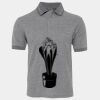 JB's  BIRDS EYE POLO   CHARCOAL - S Thumbnail