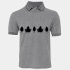 JB's  BIRDS EYE POLO   CHARCOAL - S Thumbnail