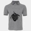 JB's  BIRDS EYE POLO   CHARCOAL - S Thumbnail