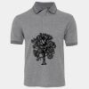 JB's  BIRDS EYE POLO   CHARCOAL - S Thumbnail