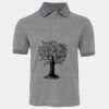 JB's  BIRDS EYE POLO   CHARCOAL - S Thumbnail
