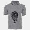 JB's  BIRDS EYE POLO   CHARCOAL - S Thumbnail