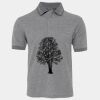 JB's  BIRDS EYE POLO   CHARCOAL - S Thumbnail