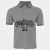 JB's  BIRDS EYE POLO   CHARCOAL - S Thumbnail
