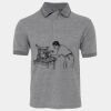 JB's  BIRDS EYE POLO   CHARCOAL - S Thumbnail