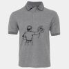 JB's  BIRDS EYE POLO   CHARCOAL - S Thumbnail