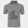 JB's  BIRDS EYE POLO   CHARCOAL - S Thumbnail