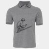 JB's  BIRDS EYE POLO   CHARCOAL - S Thumbnail