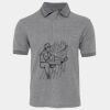 JB's  BIRDS EYE POLO   CHARCOAL - S Thumbnail