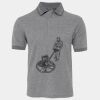 JB's  BIRDS EYE POLO   CHARCOAL - S Thumbnail