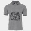 JB's  BIRDS EYE POLO   CHARCOAL - S Thumbnail