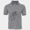 JB's  BIRDS EYE POLO   CHARCOAL - S Thumbnail