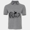 JB's  BIRDS EYE POLO   CHARCOAL - S Thumbnail