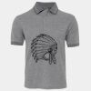 JB's  BIRDS EYE POLO   CHARCOAL - S Thumbnail
