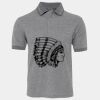 JB's  BIRDS EYE POLO   CHARCOAL - S Thumbnail
