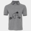 JB's  BIRDS EYE POLO   CHARCOAL - S Thumbnail