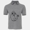 JB's  BIRDS EYE POLO   CHARCOAL - S Thumbnail