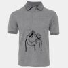 JB's  BIRDS EYE POLO   CHARCOAL - S Thumbnail