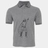 JB's  BIRDS EYE POLO   CHARCOAL - S Thumbnail